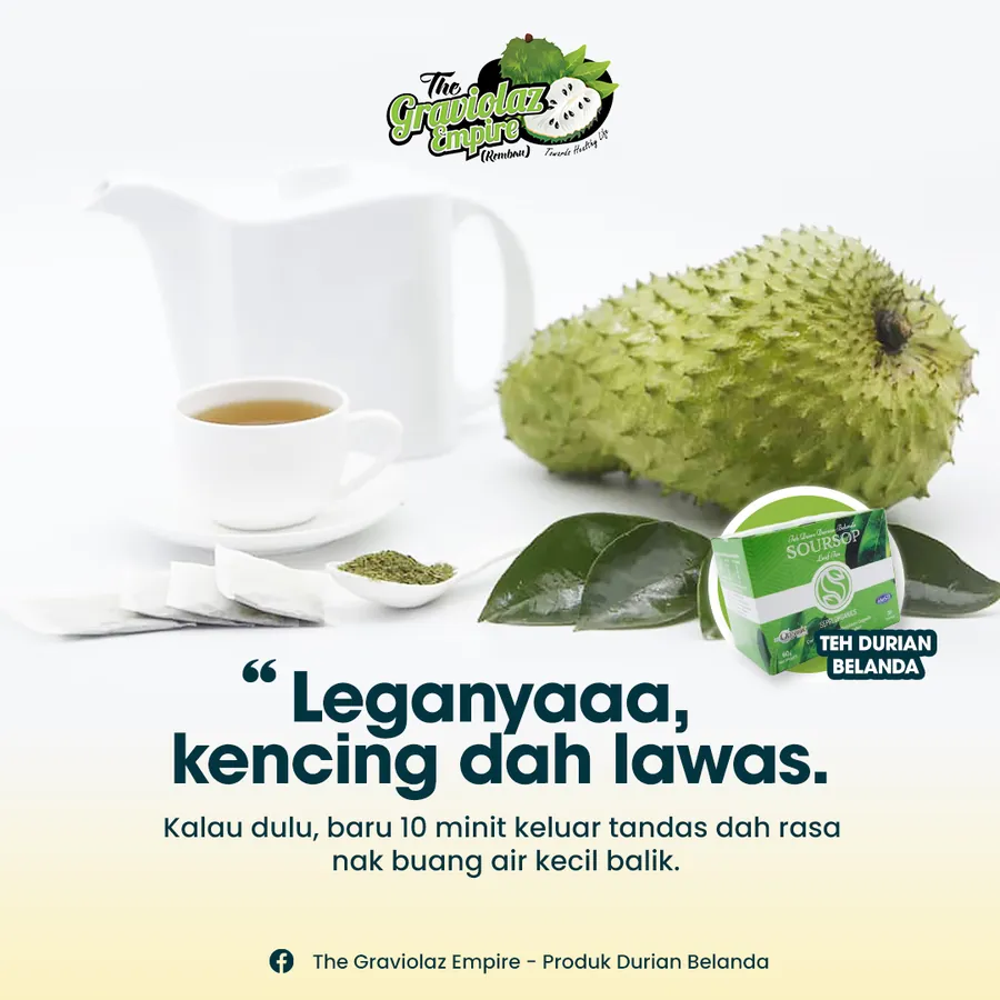 Poster iklan Durian Belanda - Kesihatan