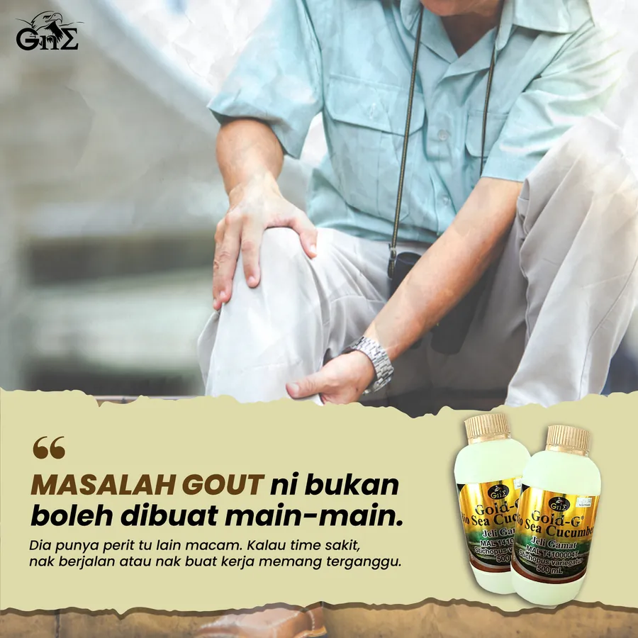 Poster iklan Gold G - Kesihatan