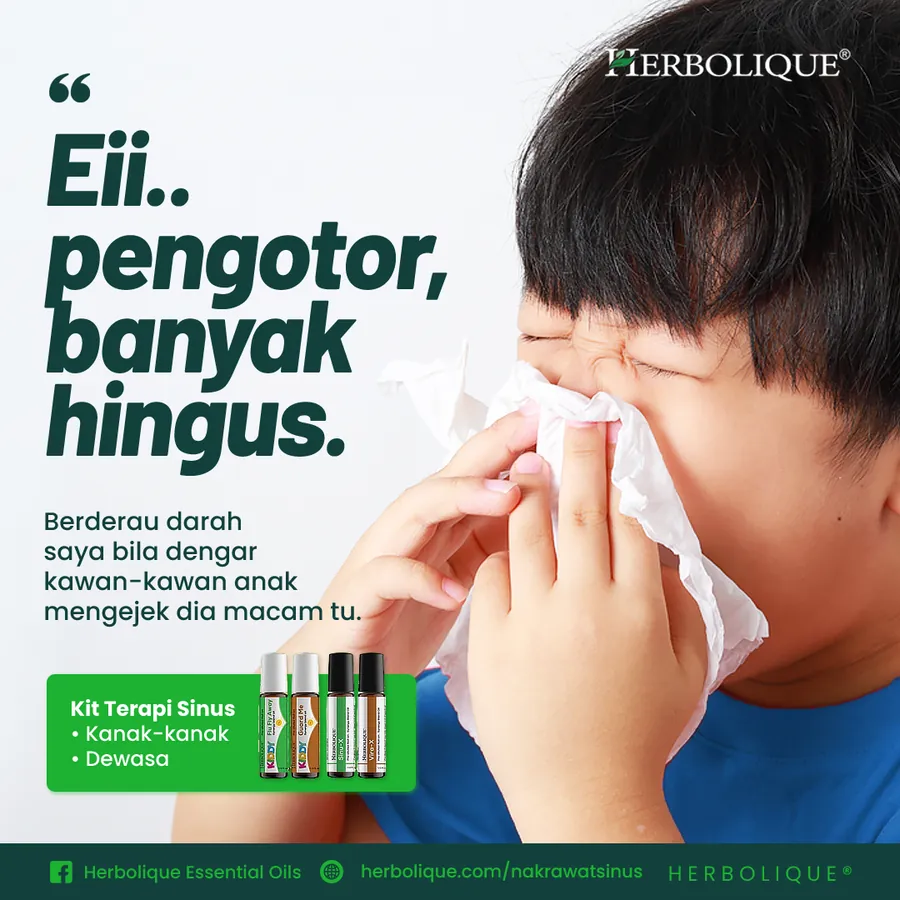 Poster iklan Herbolique Sinus Theraphy - Kesihatan