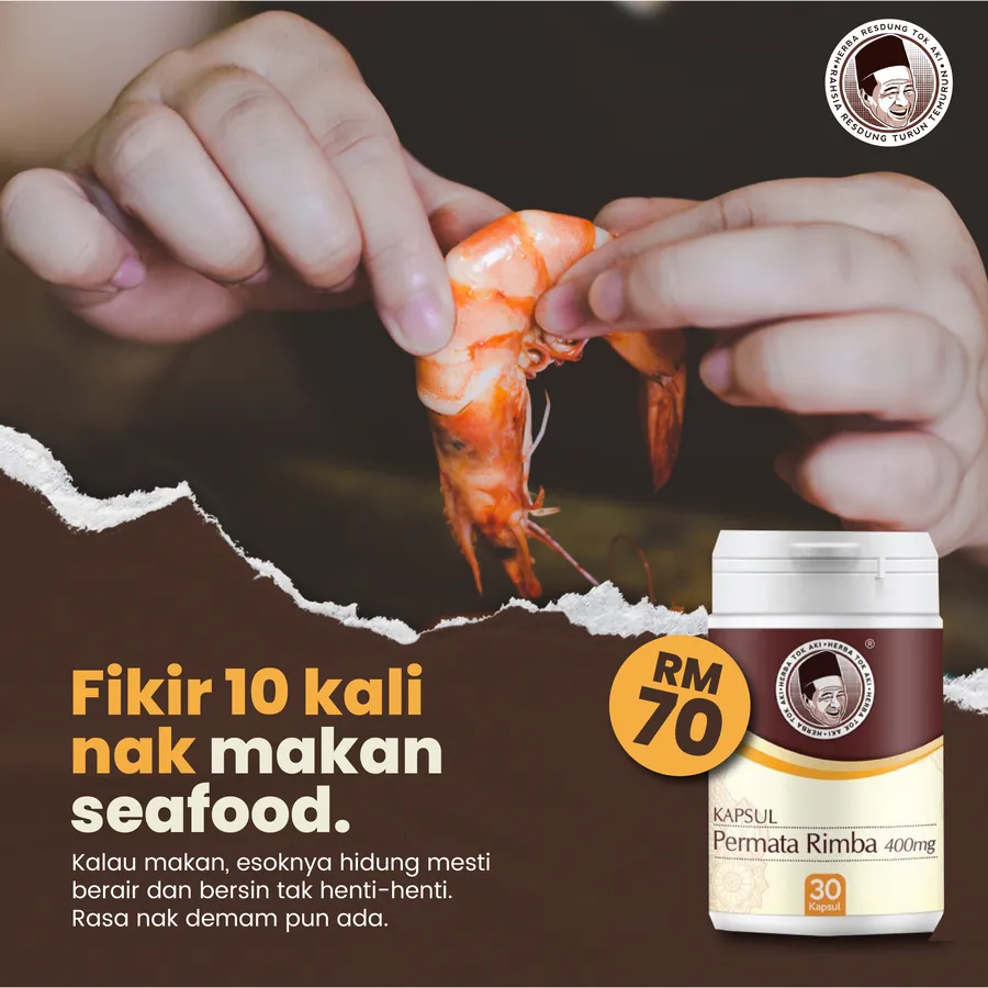 Poster iklan Kapsul Tok Aki - Kesihatan