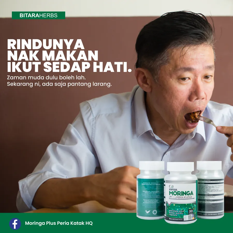 Poster iklan Moringa - Kesihatan