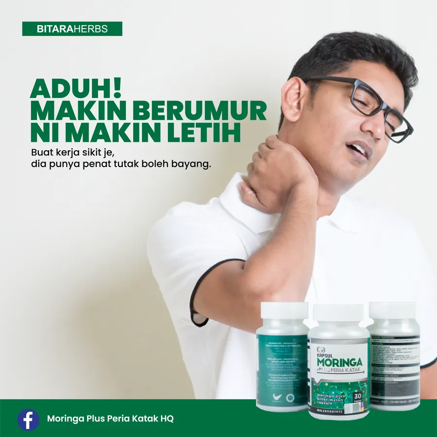 Poster iklan Moringa - Kesihatan