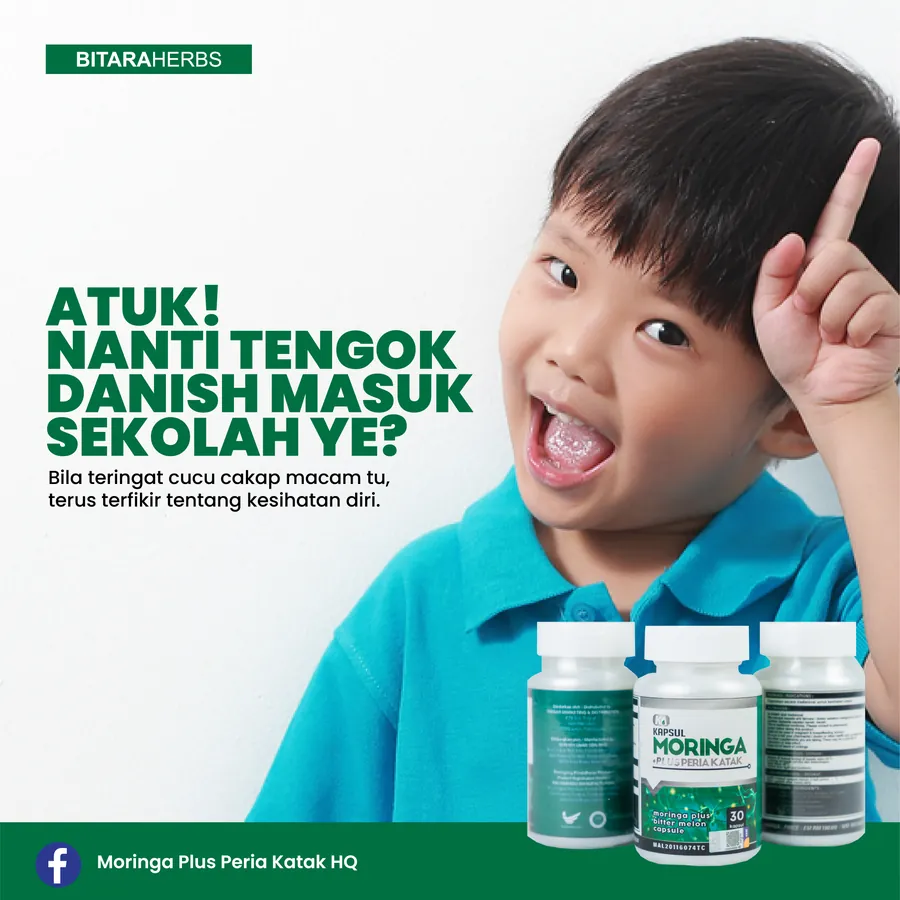 Poster iklan Moringa - Kesihatan