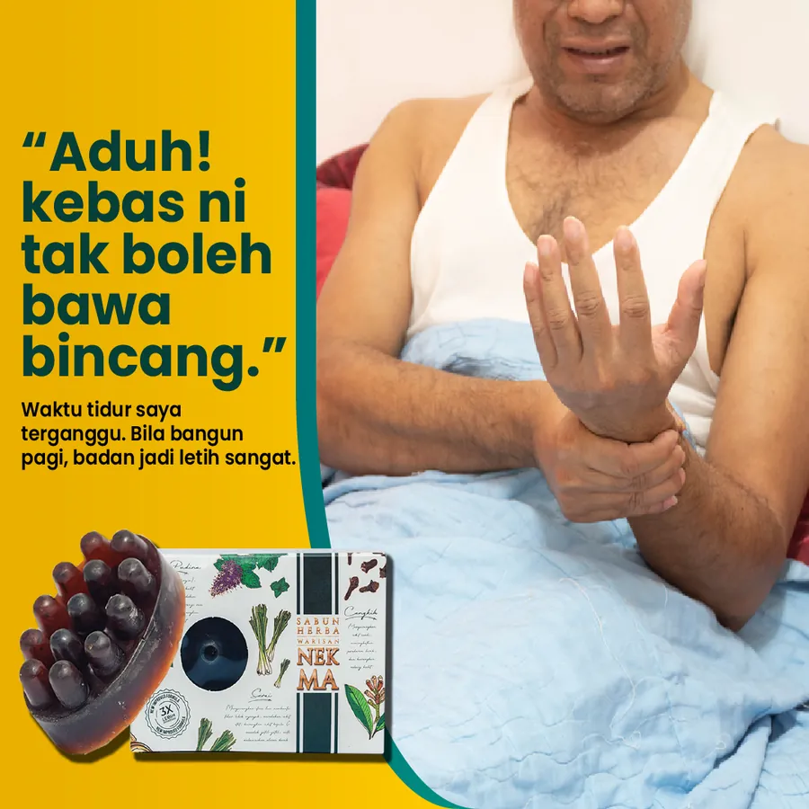 Poster iklan Sabun Nekma - Kesihatan