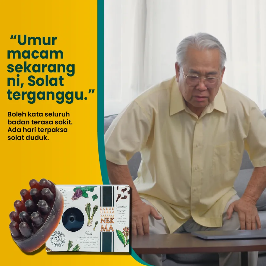 Poster iklan Sabun Nekma - Kesihatan