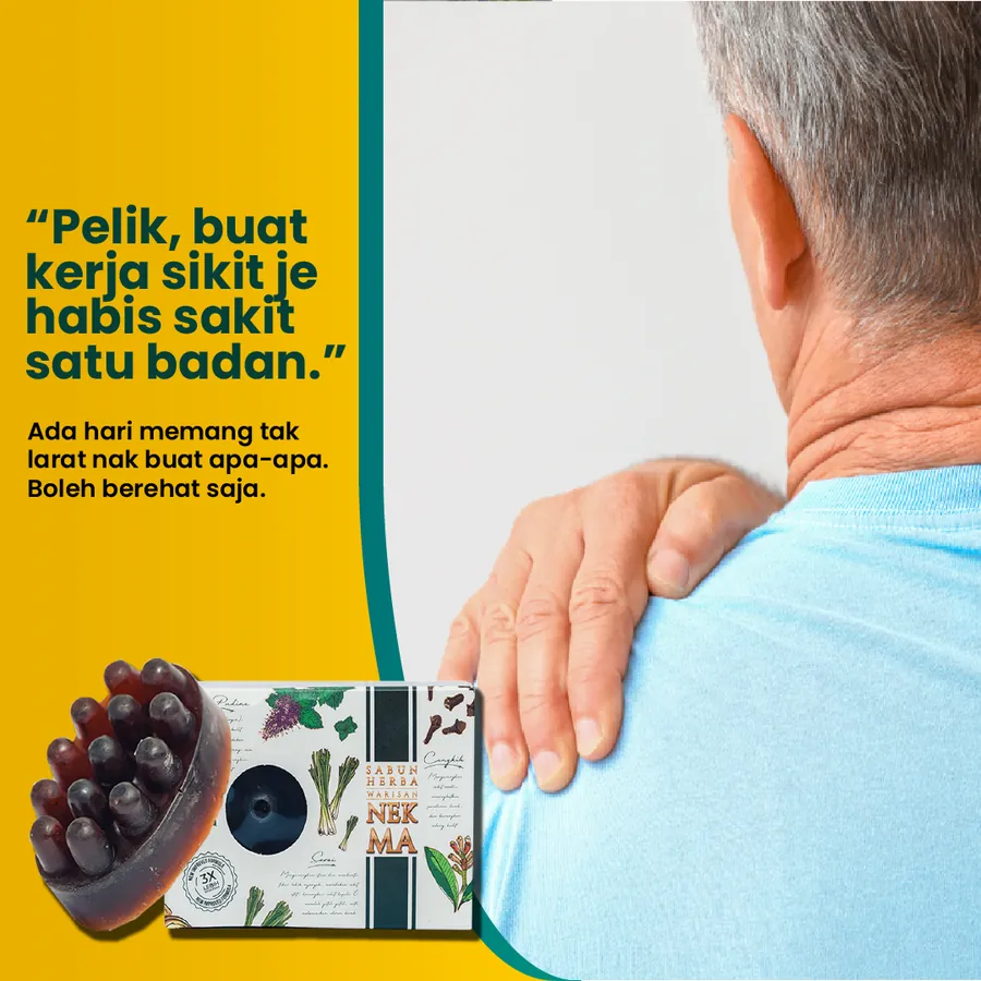 Poster iklan Sabun Nekma - Kesihatan