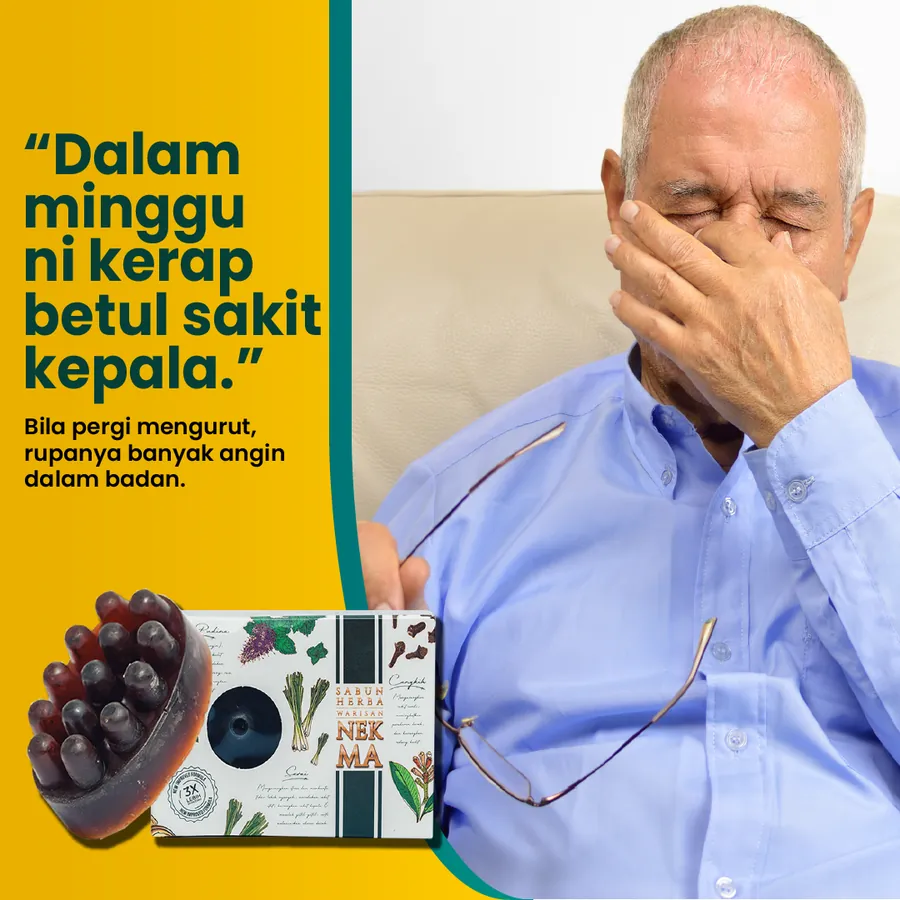 Poster iklan Sabun Nekma - Kesihatan