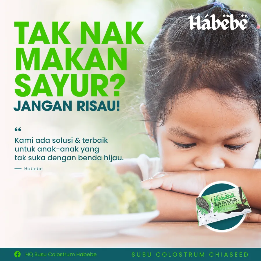 Poster iklan Susu Habebe - Kesihatan