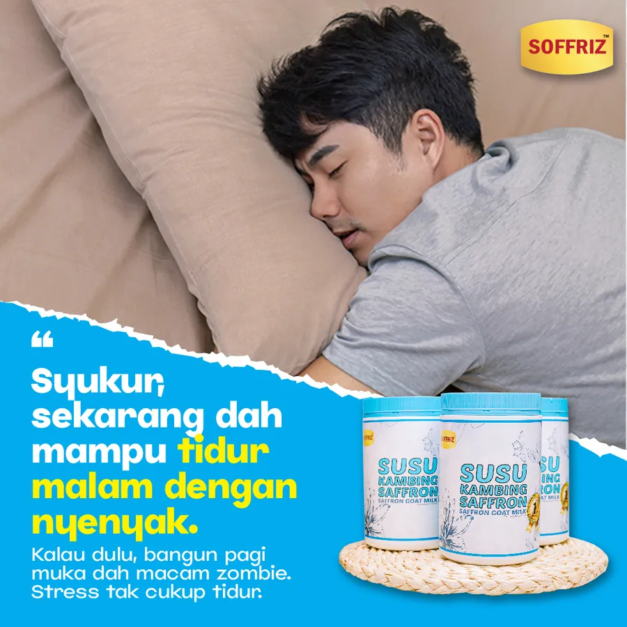 Poster iklan Susu Saffron - Kesihatan