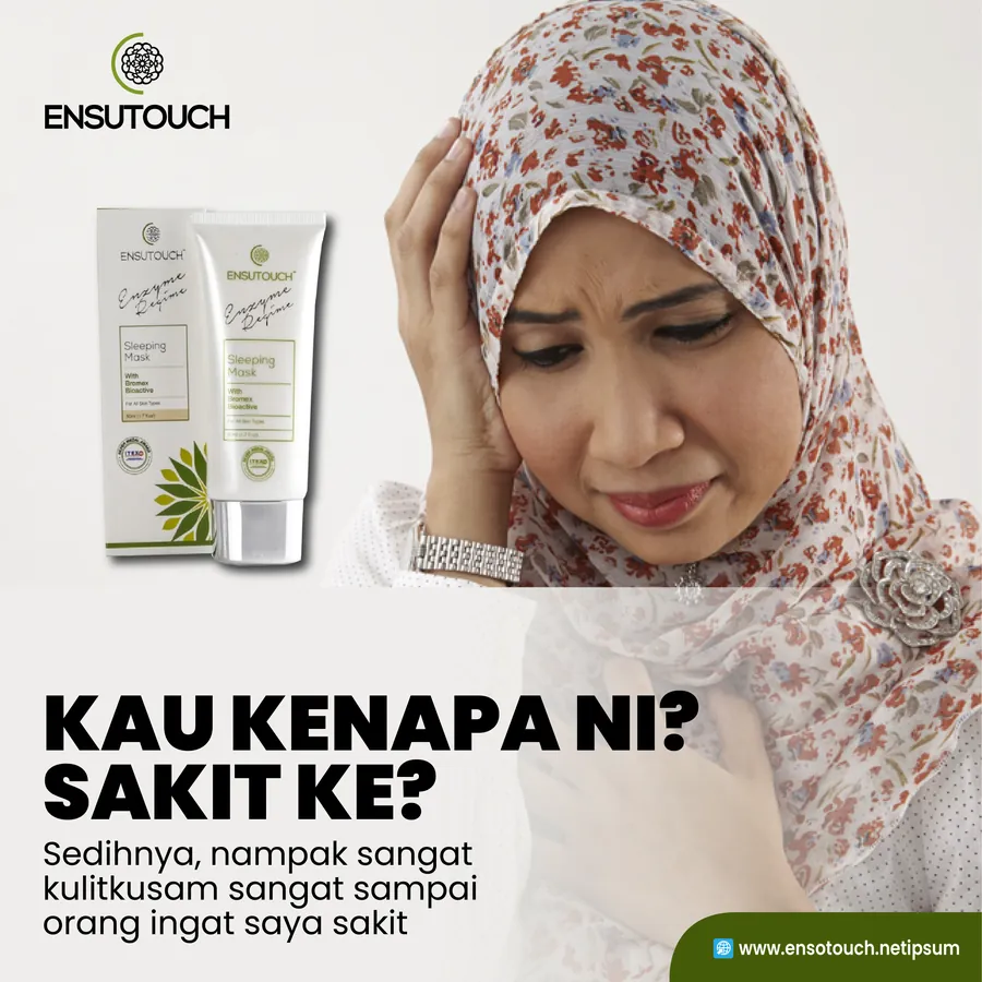 Poster iklan Ensutouch - Skin Care