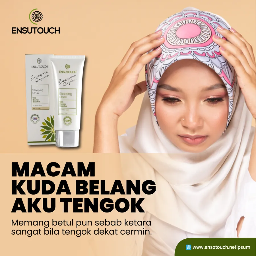 Poster iklan Ensutouch - Skin Care
