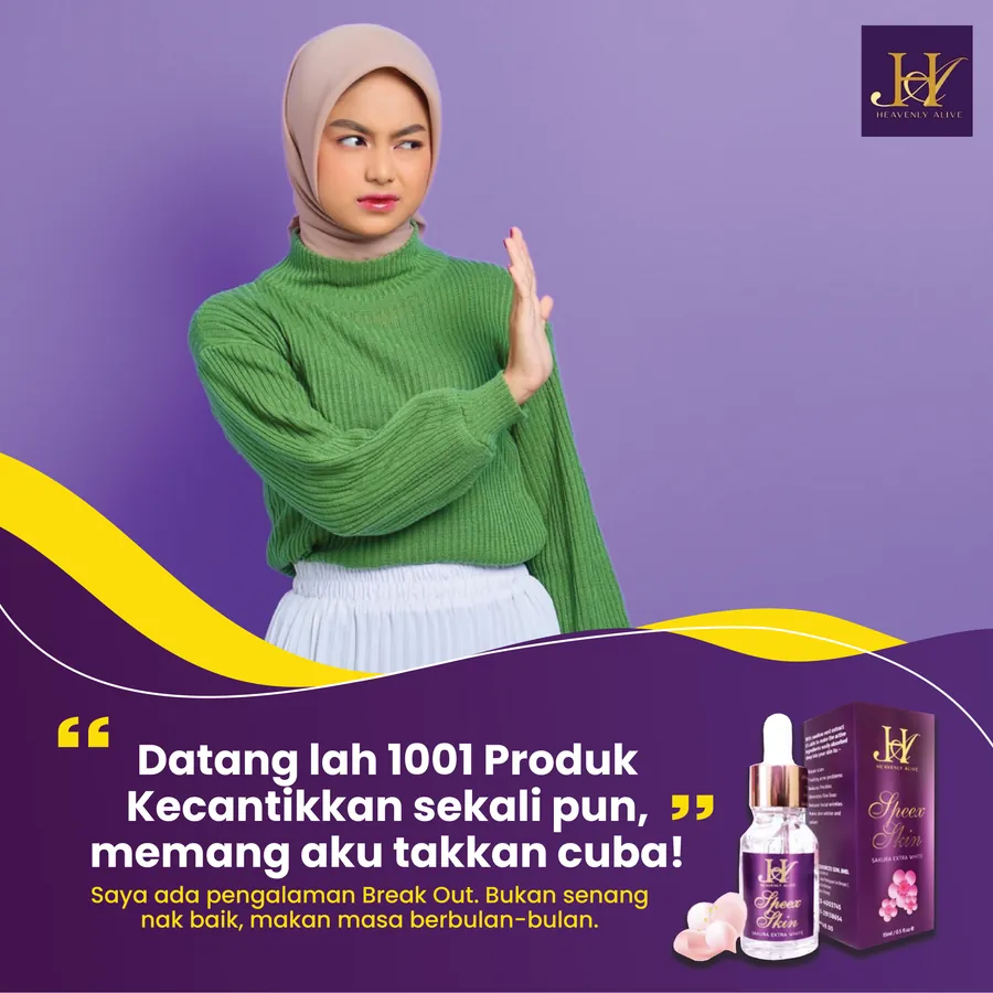 Poster iklan Heavenly Alive - Skin Care