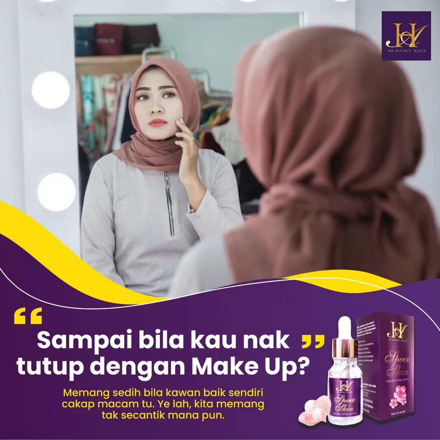 Poster iklan Heavenly Alive - Skin Care