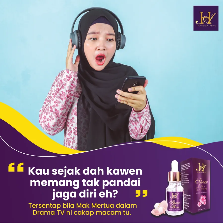 Poster iklan Heavenly Alive - Skin Care