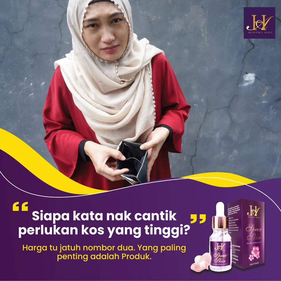Poster iklan Heavenly Alive - Skin Care