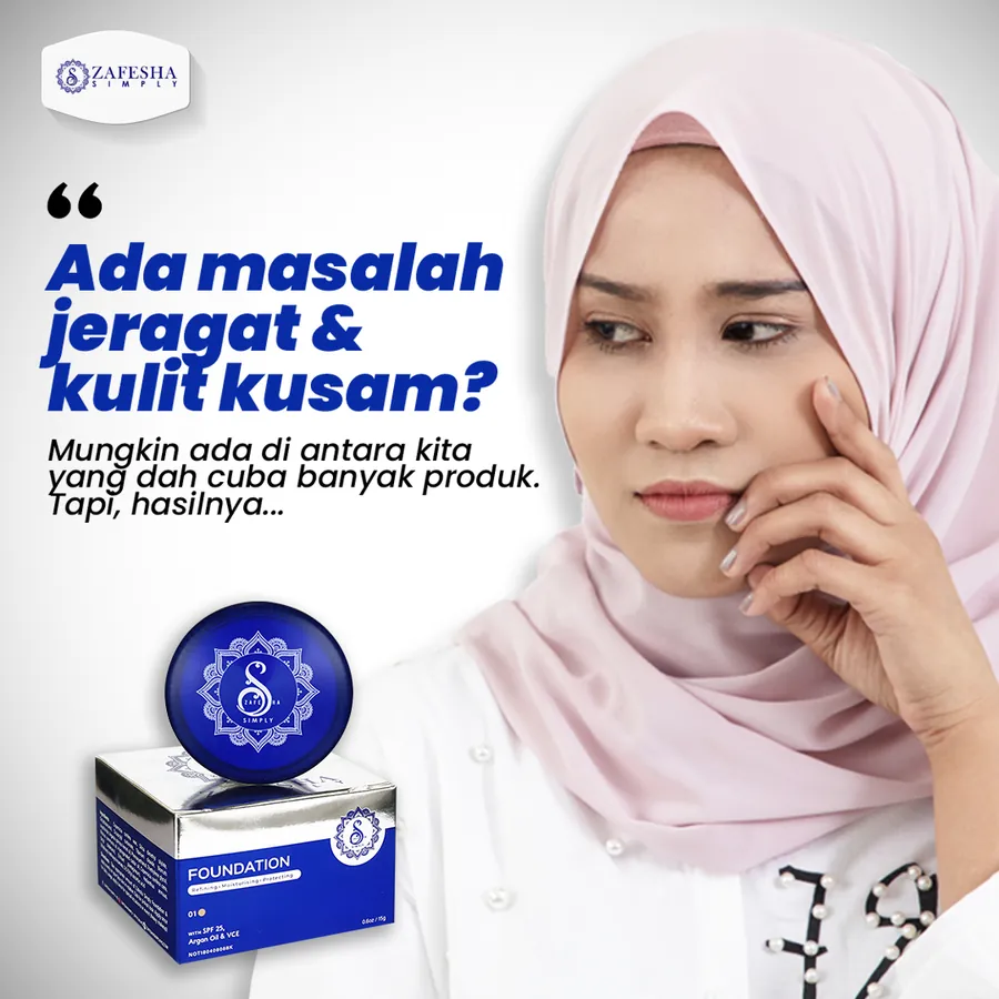 Poster iklan Zafesha - Skin Care