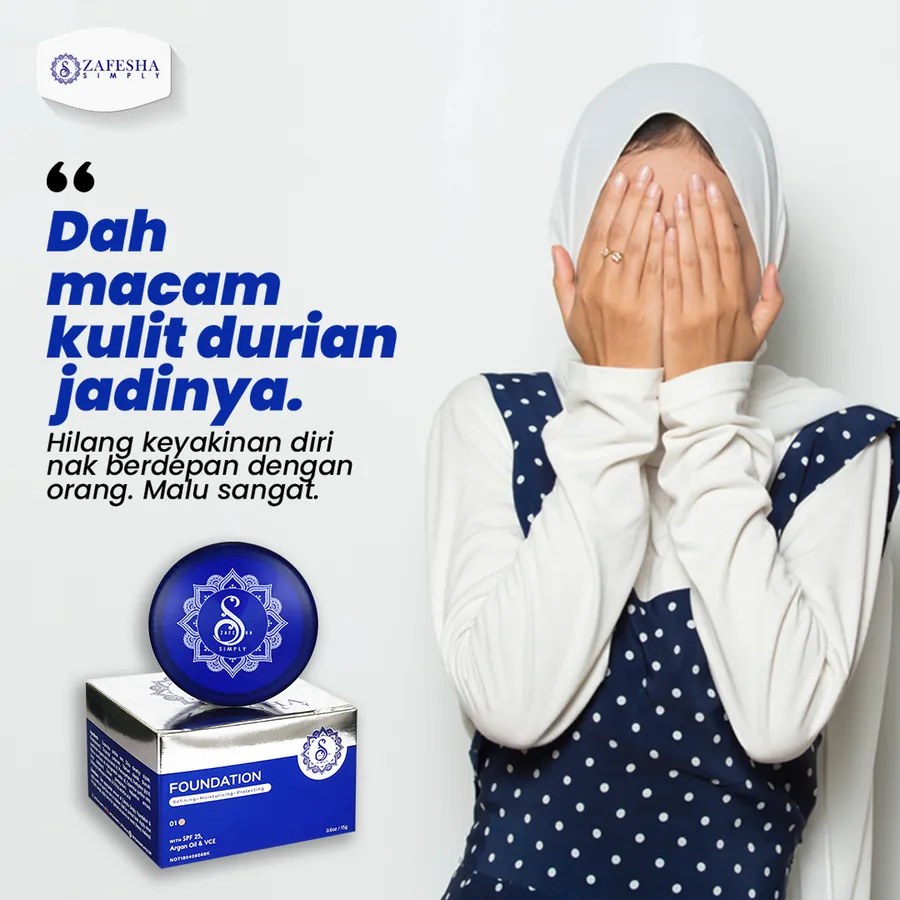Poster iklan Zafesha - Skin Care