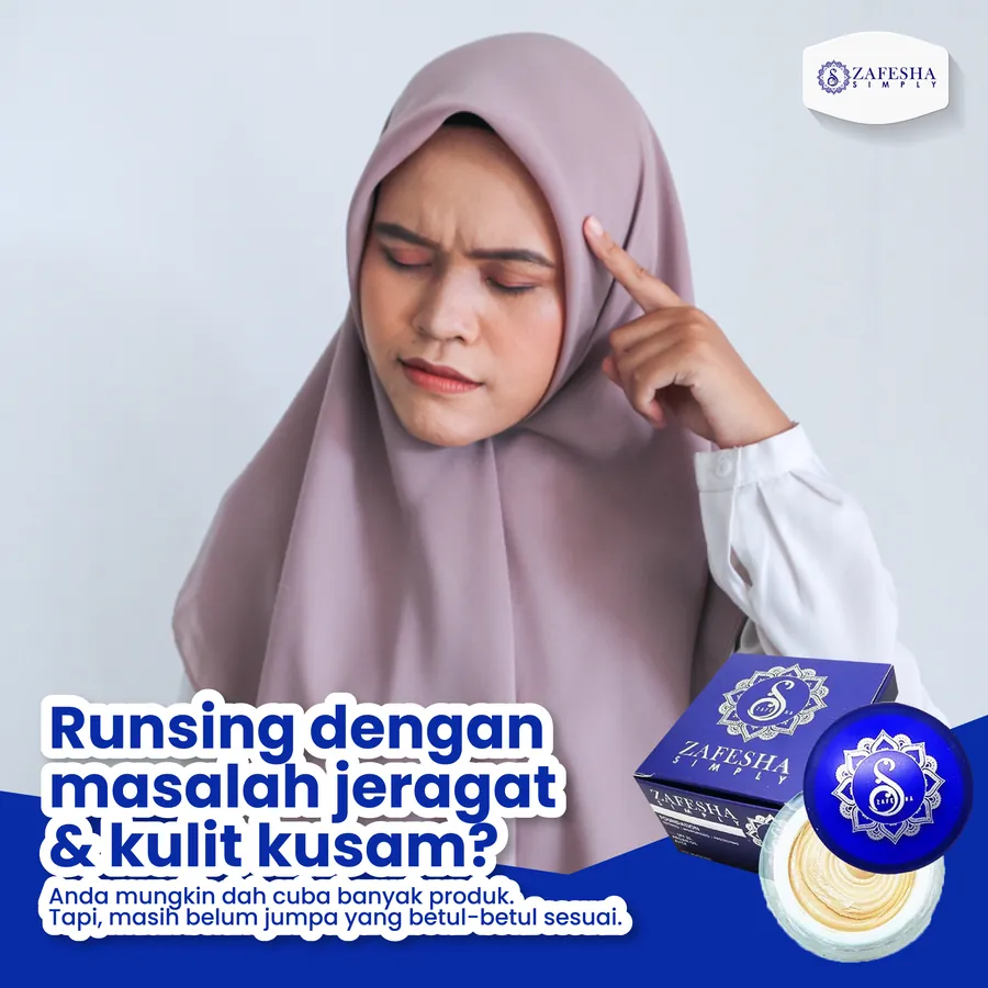 Poster iklan Zafesha - Skin Care