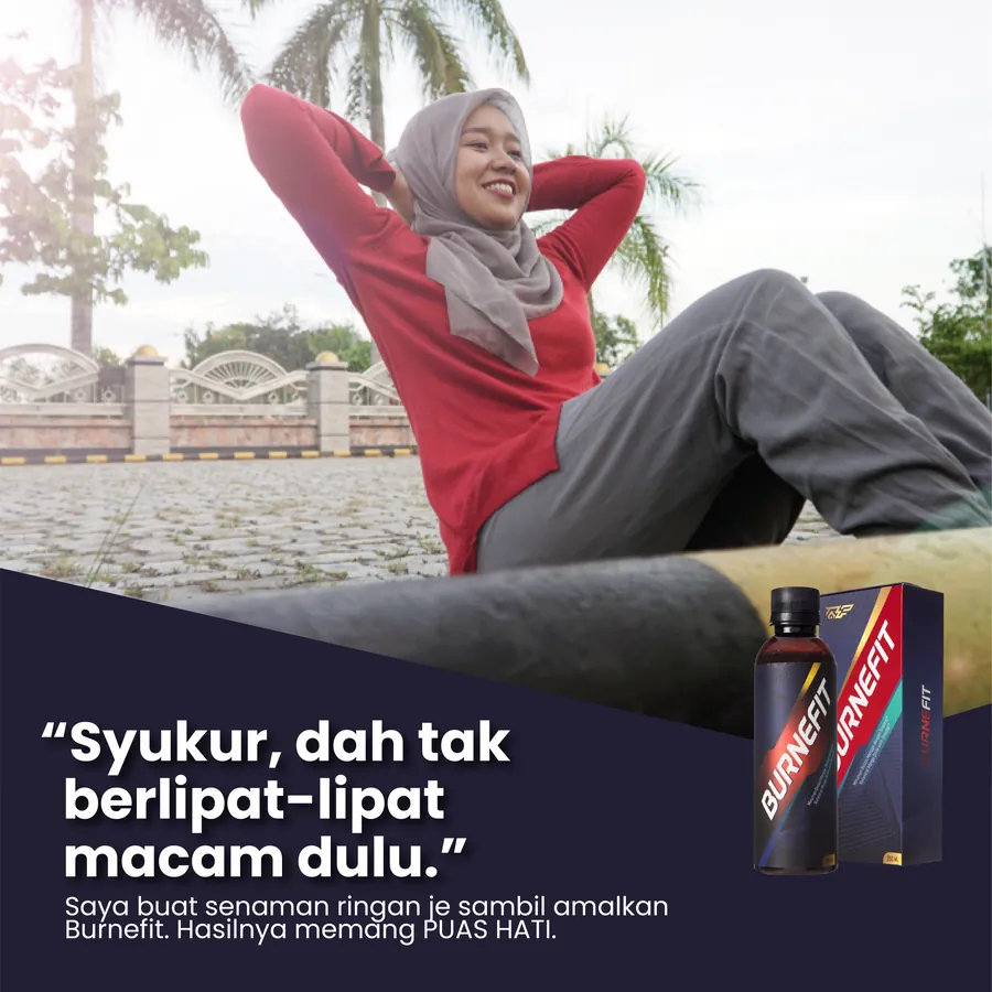 Poster iklan Burnefit - Produk Kurus