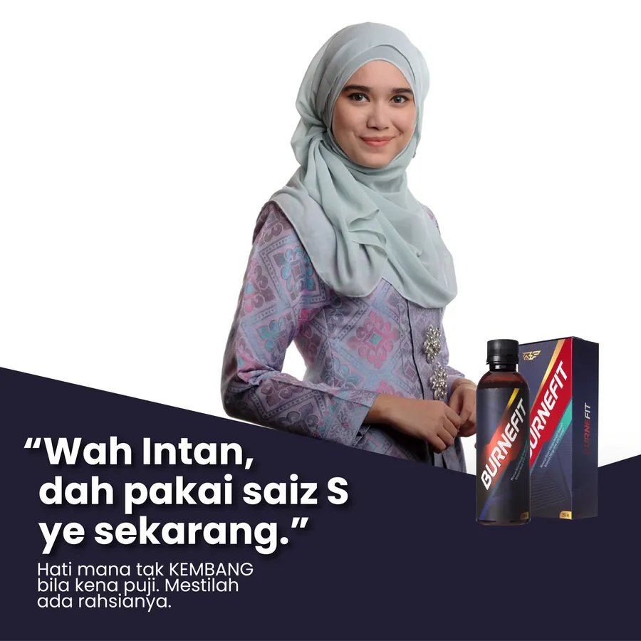 Poster iklan Burnefit - Produk Kurus