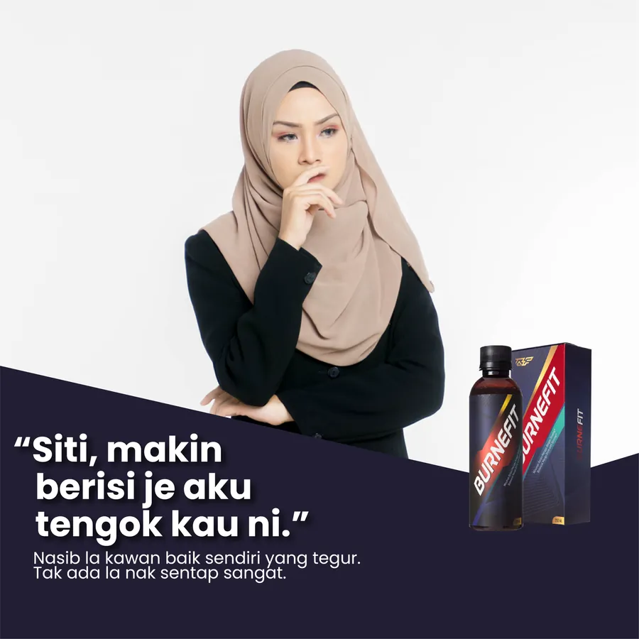 Poster iklan Burnefit - Produk Kurus