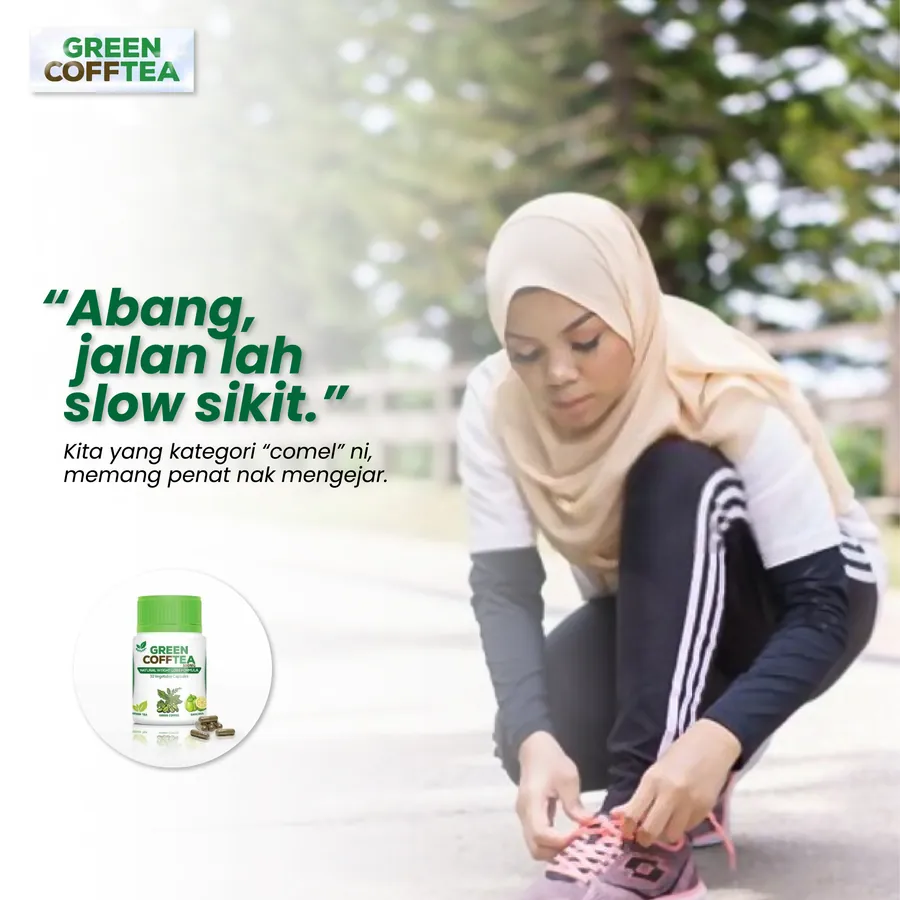 Poster iklan Green Cofftea - Produk Kurus
