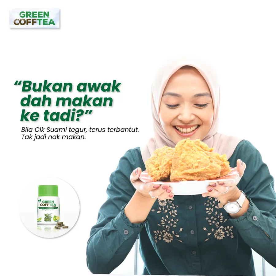 Poster iklan Green Cofftea - Produk Kurus