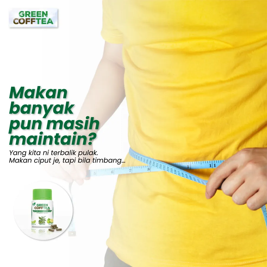 Poster iklan Green Cofftea - Produk Kurus