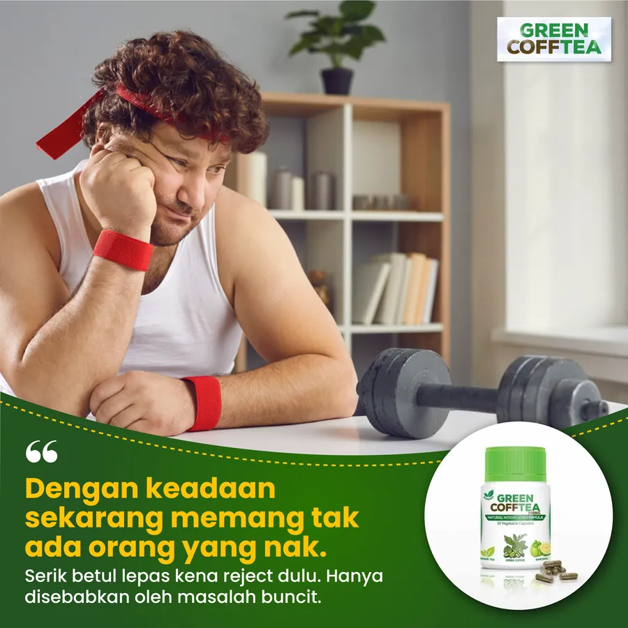 Poster iklan Green Cofftea - Produk Kurus