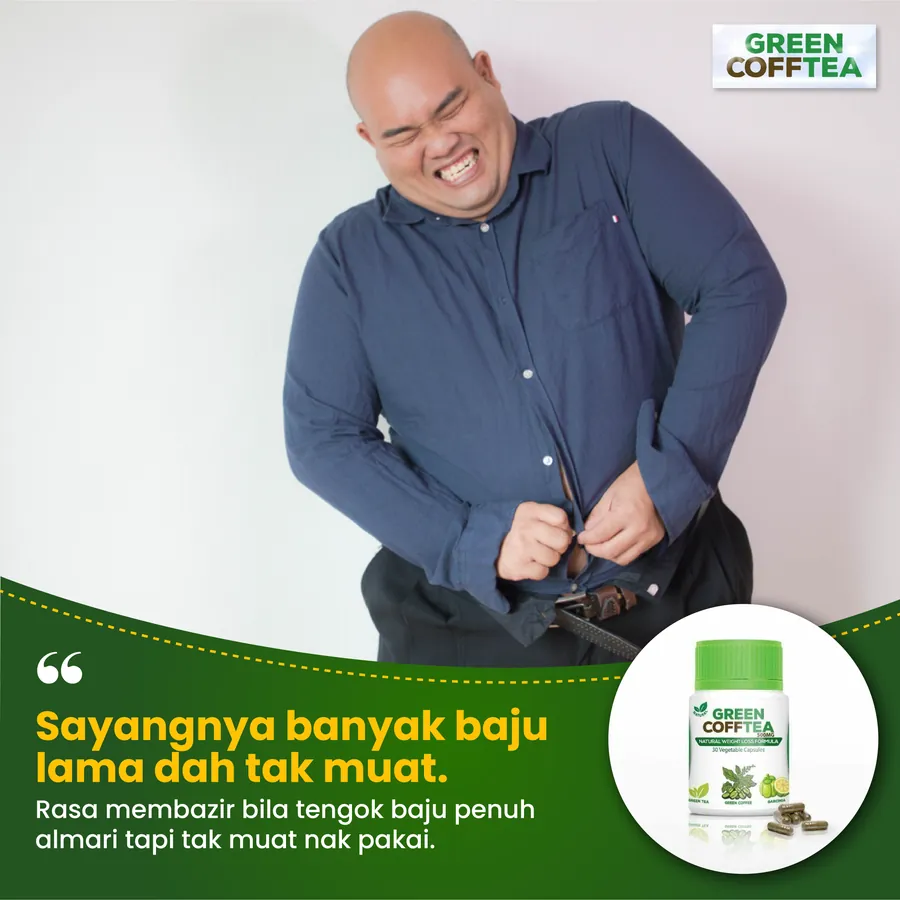 Poster iklan Green Cofftea - Produk Kurus
