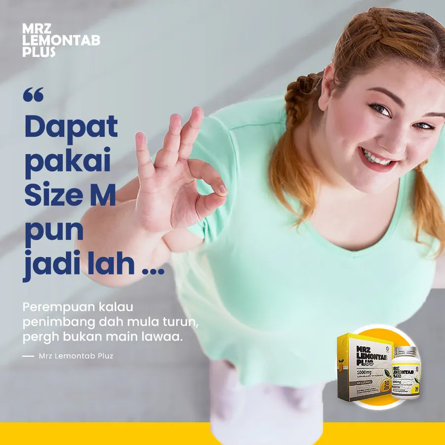 Poster iklan Lemontab - Produk Kurus