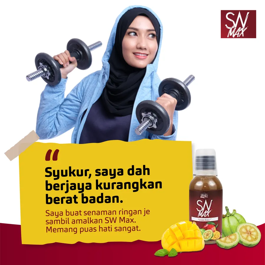 Poster iklan SW Max - Produk Kurus