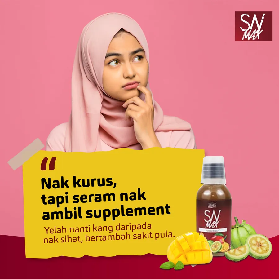 Poster iklan SW Max - Produk Kurus