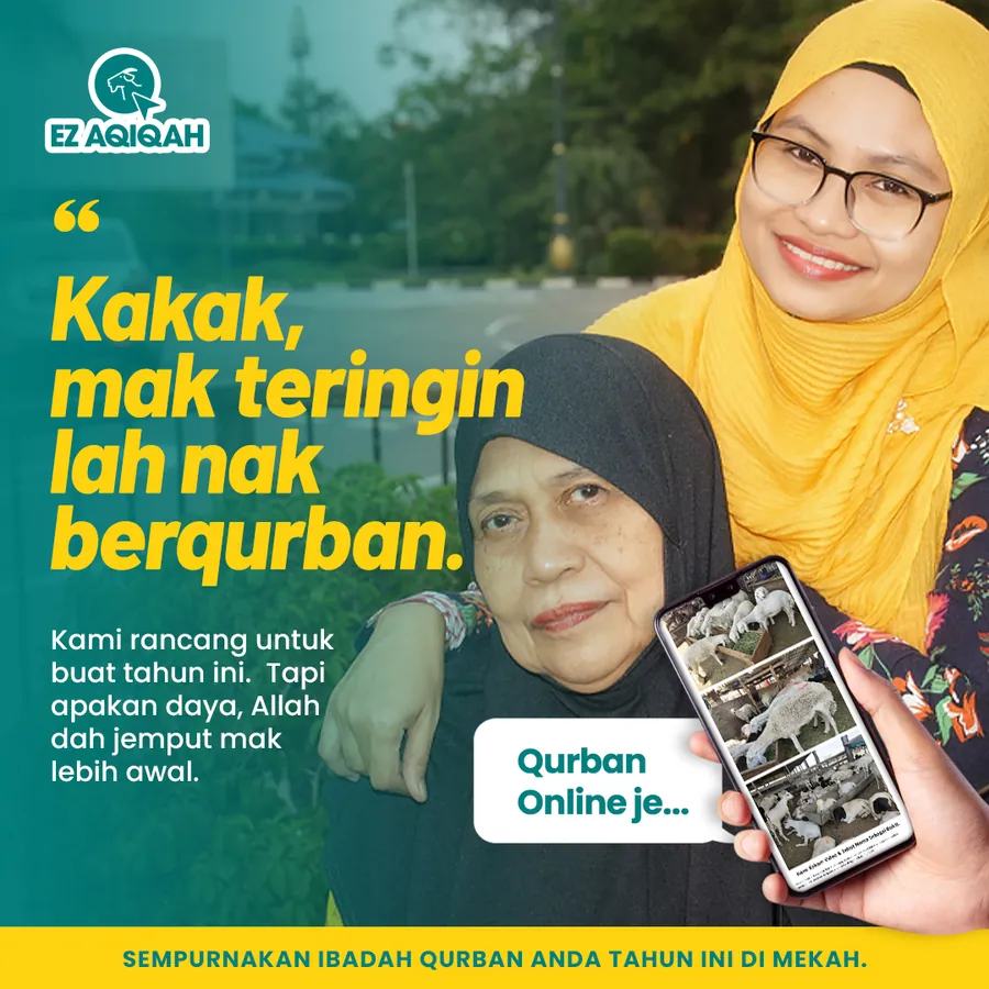 Poster iklan EZ Aqiqah - Service Centre