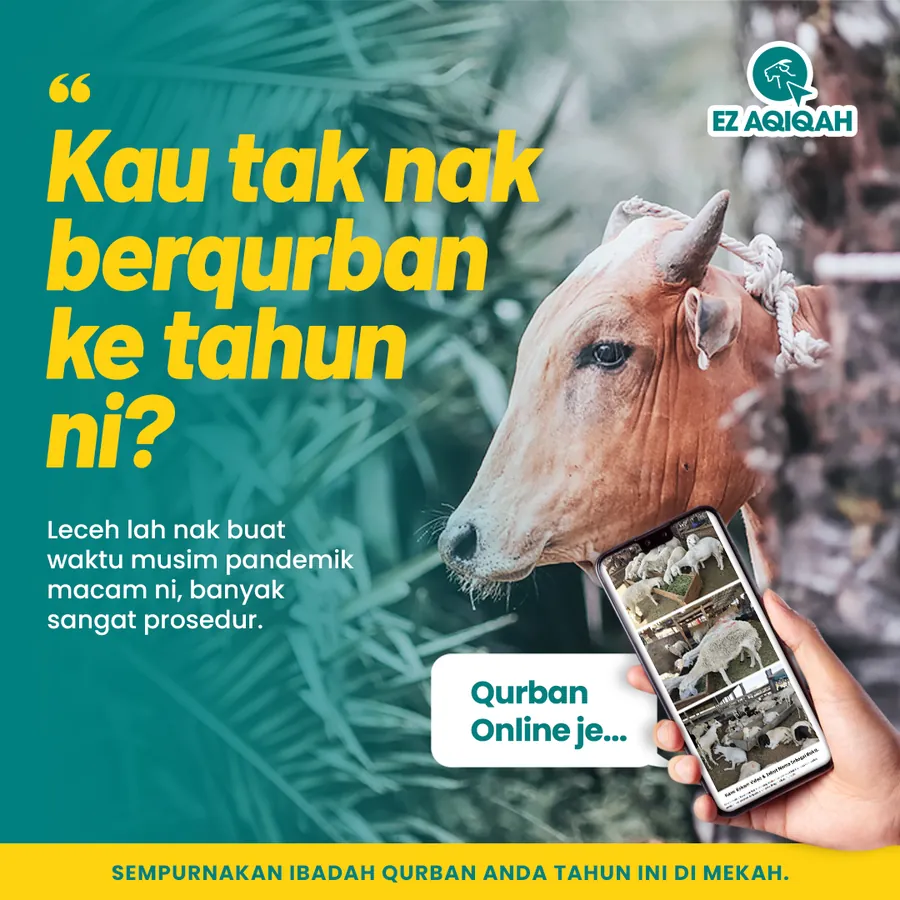 Poster iklan EZ Aqiqah - Service Centre