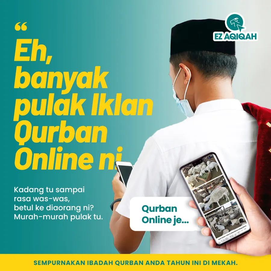 Poster iklan EZ Aqiqah - Service Centre