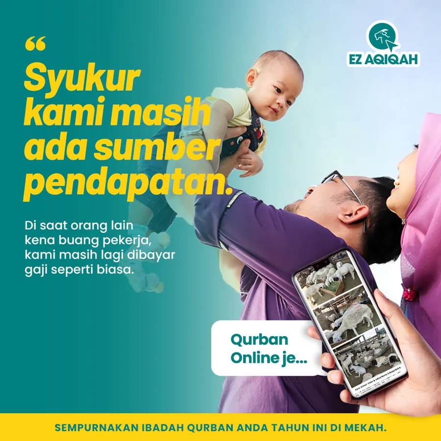 Poster iklan EZ Aqiqah - Service Centre