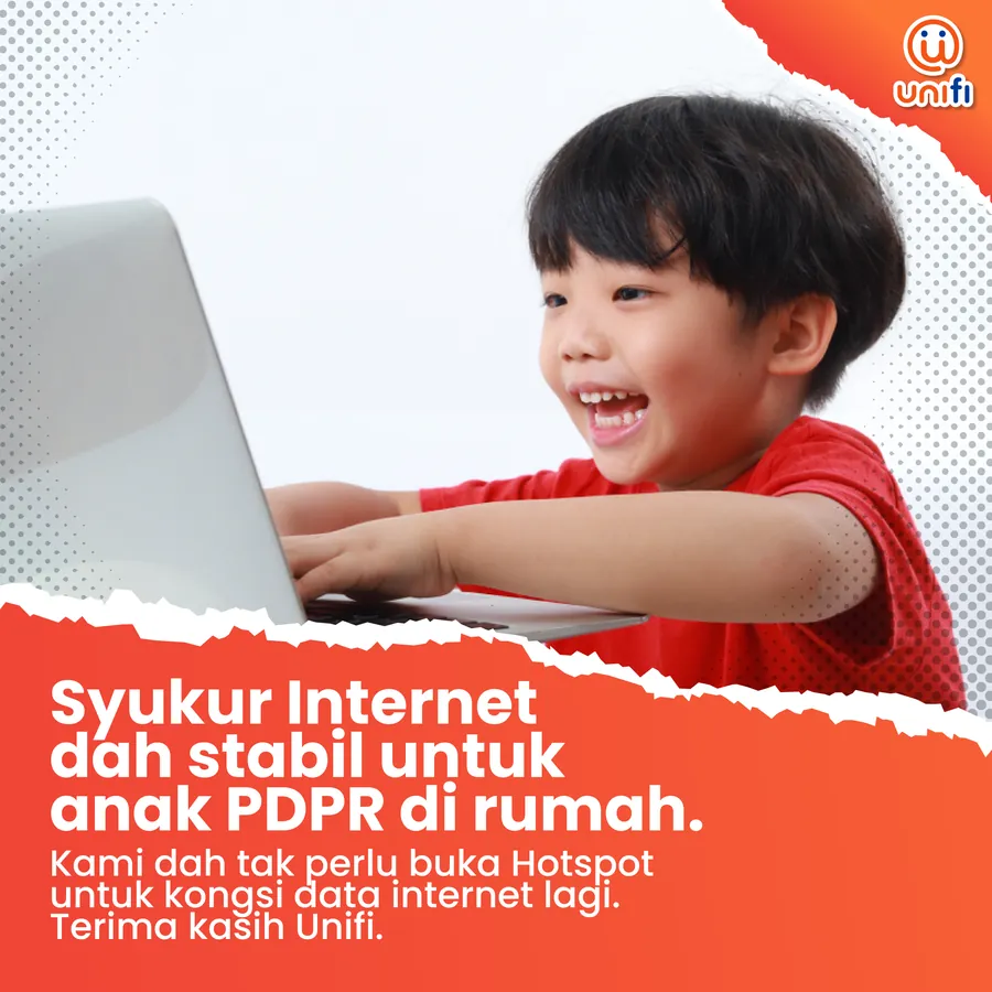 Poster iklan UNIFI - Service Centre
