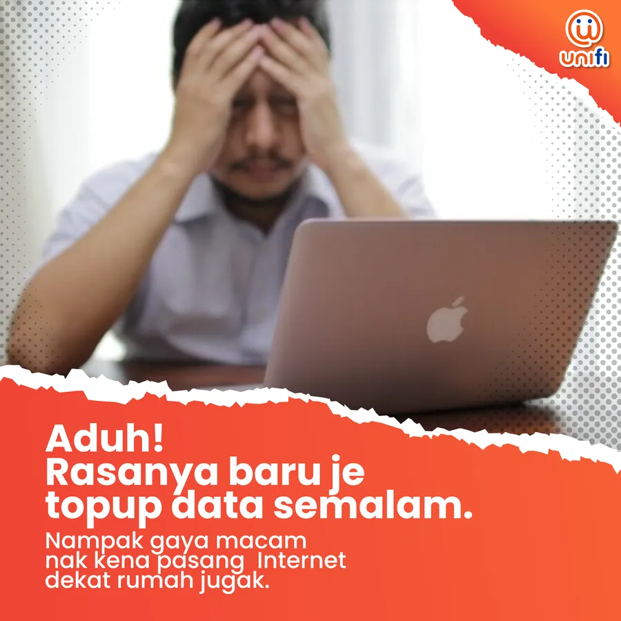 Poster iklan UNIFI - Service Centre