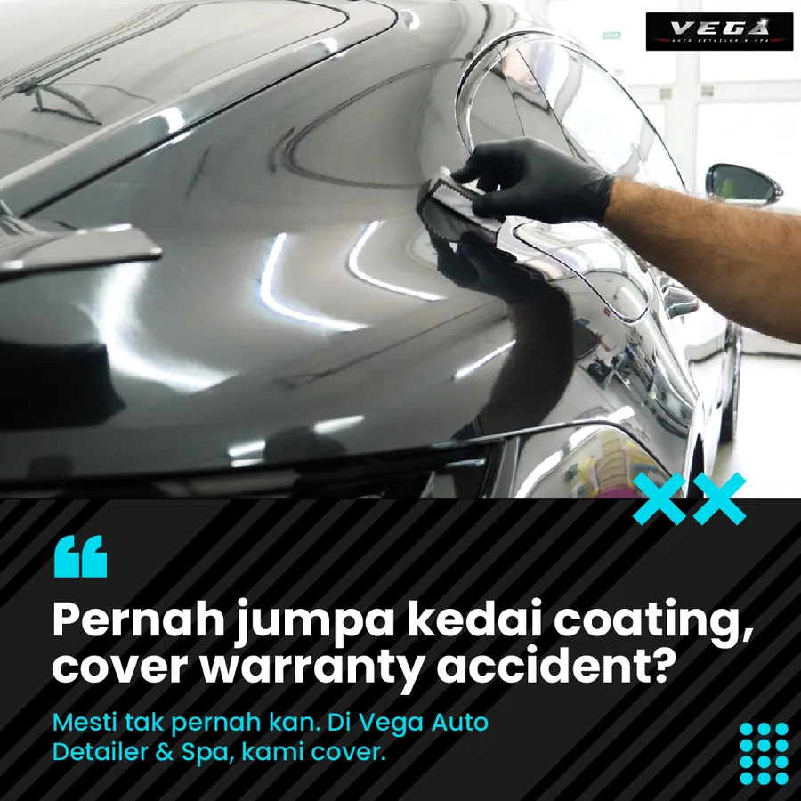 Poster iklan VEGA Car Spa - Service Centre