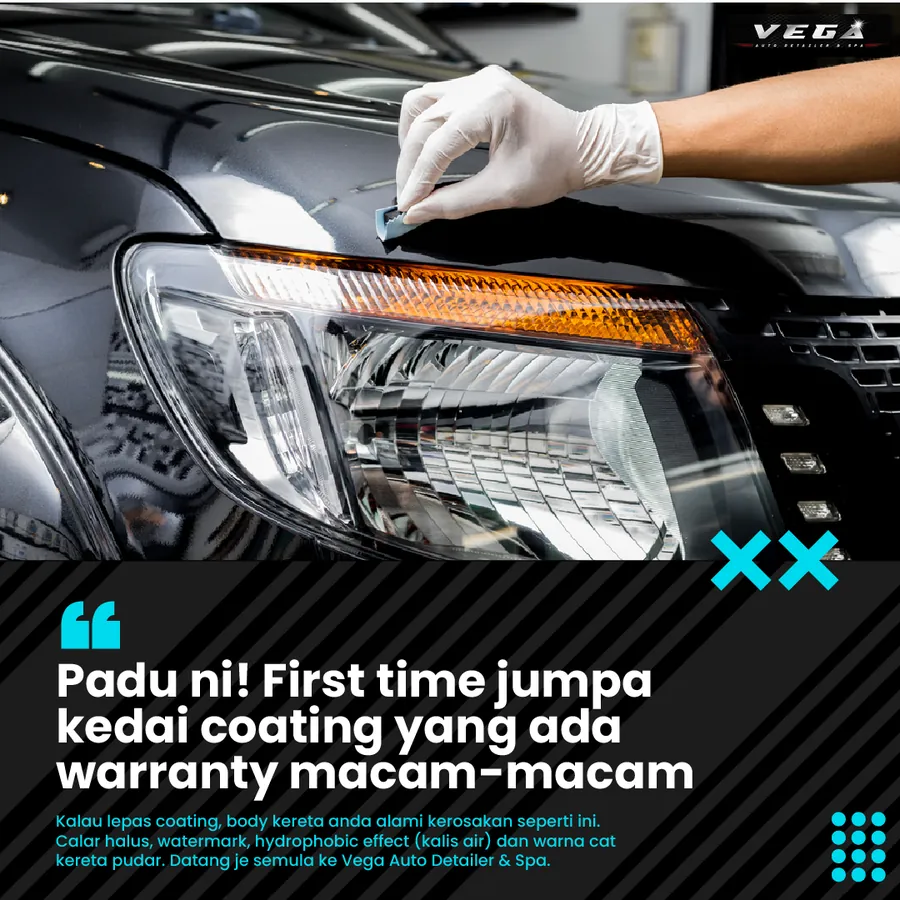 Poster iklan VEGA Car Spa - Service Centre