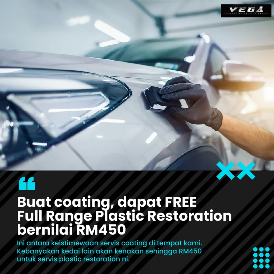 Poster iklan VEGA Car Spa - Service Centre