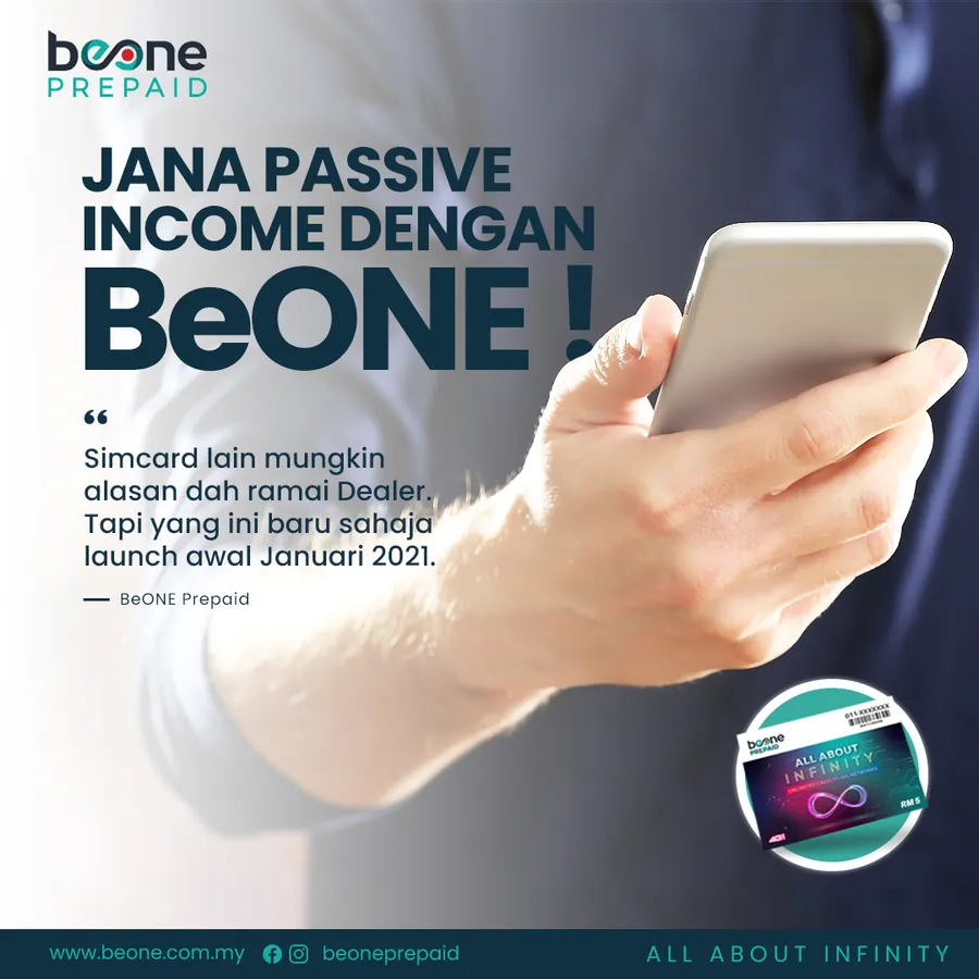 Poster iklan BeONE - Telco
