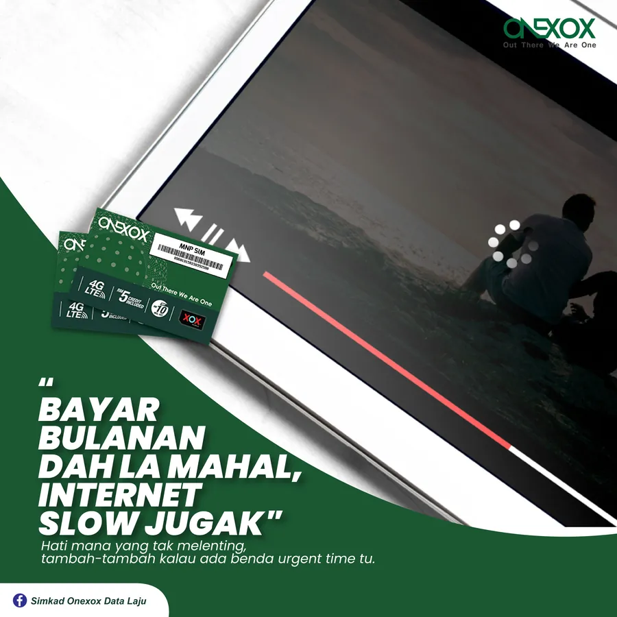 Poster iklan One XOX - Telco