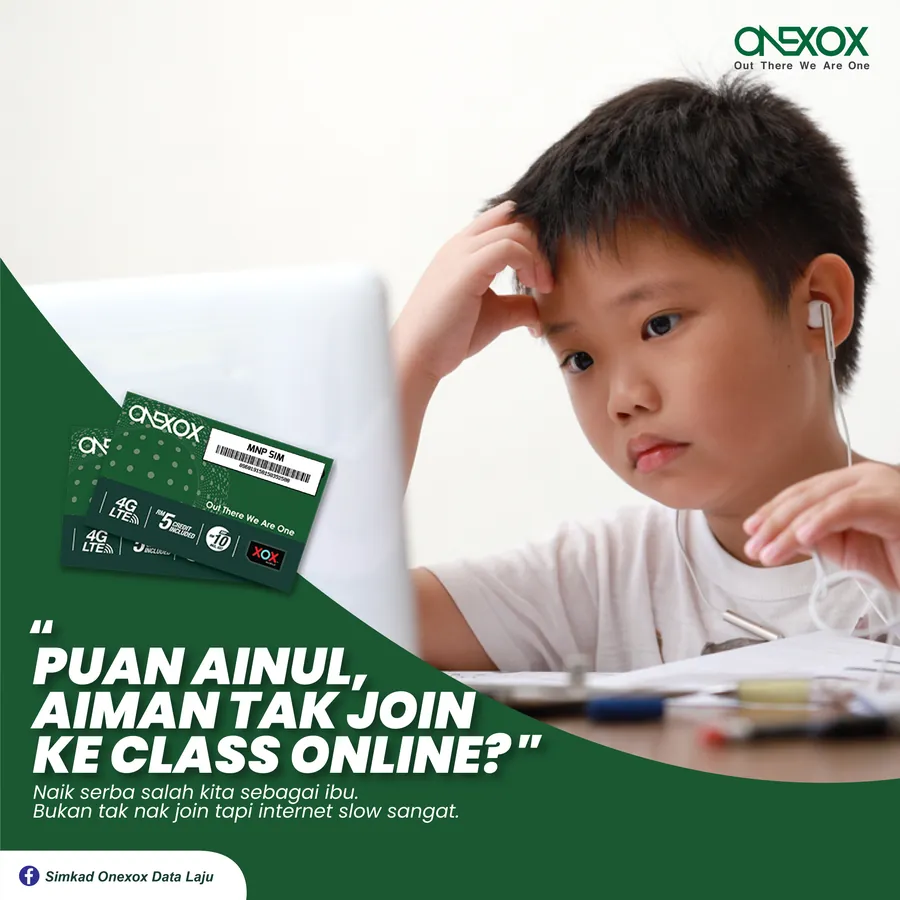 Poster iklan One XOX - Telco