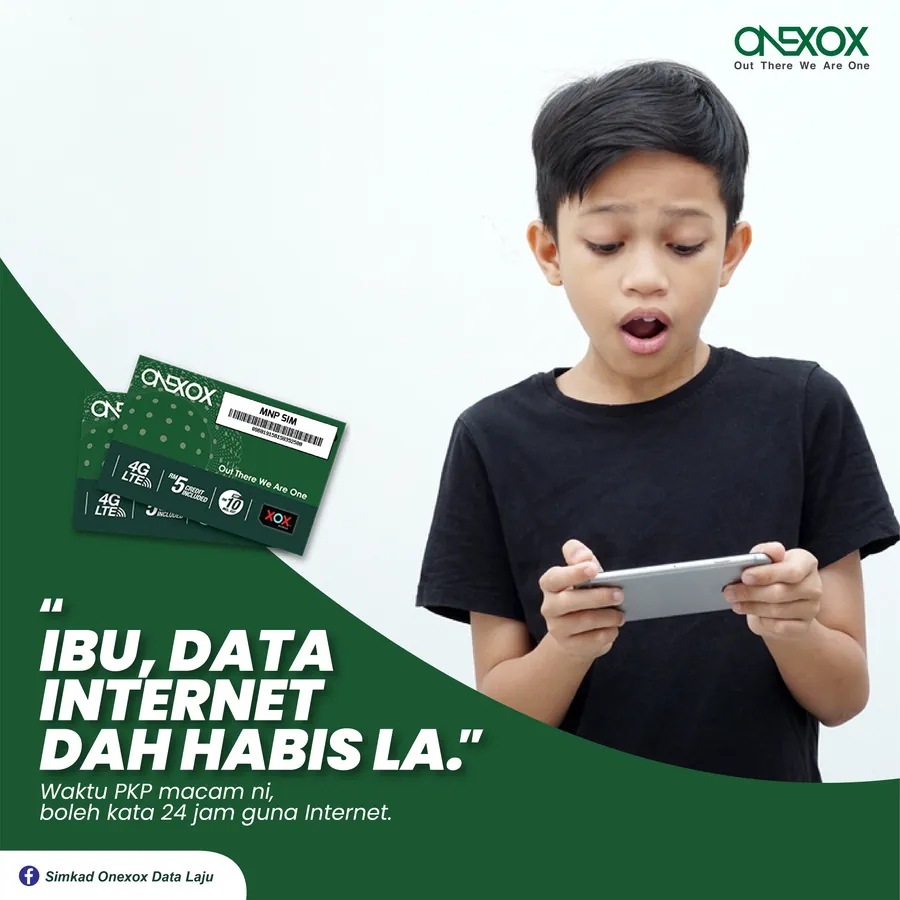 Poster iklan One XOX - Telco