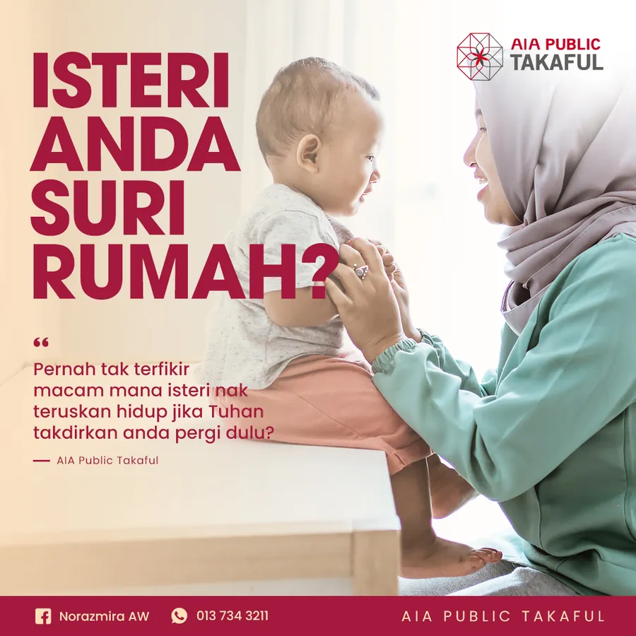 Poster iklan AIA TAKAFUL - Insurance Takaful
