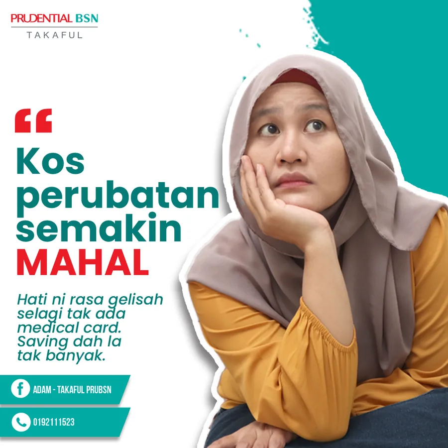 Poster iklan Prudential BSN - Insurance Takaful