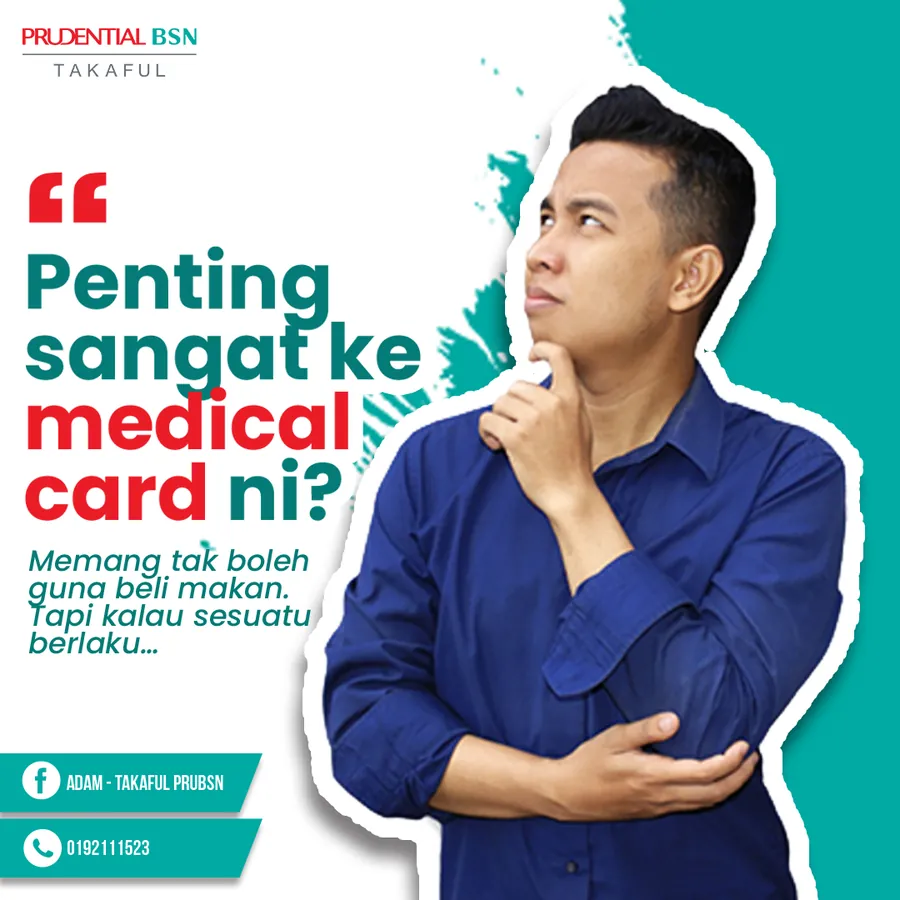 Poster iklan Prudential BSN - Insurance Takaful