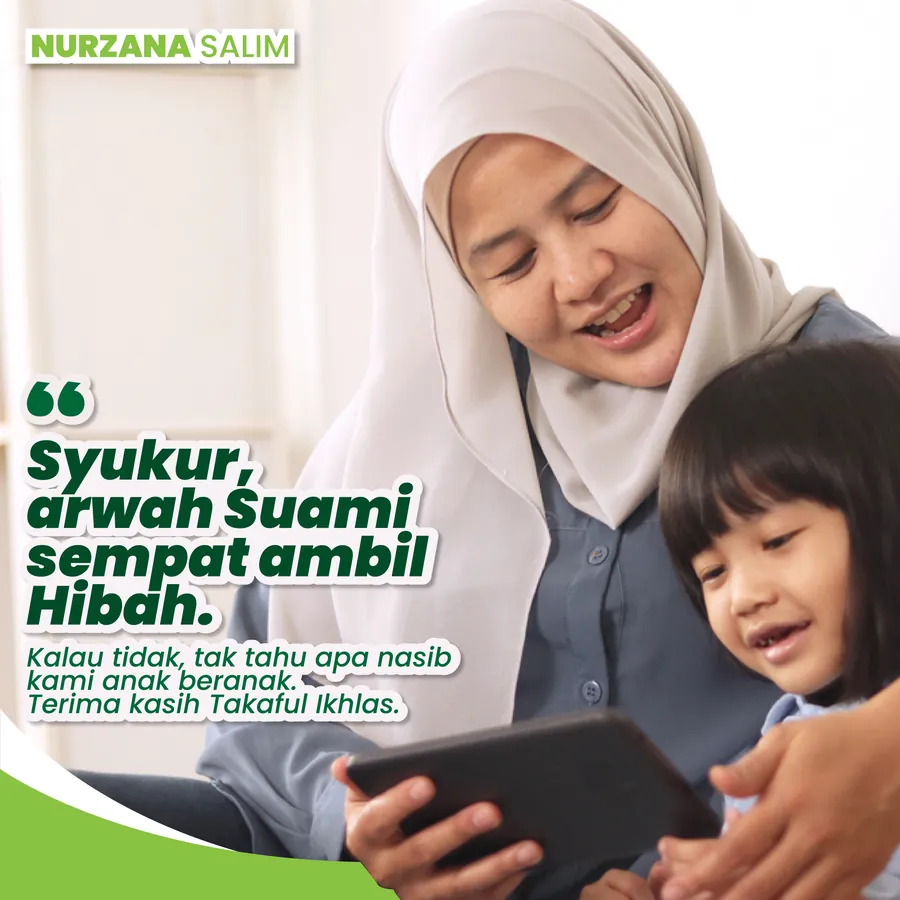 Poster iklan Takaful Ikhlas - Insurance Takaful